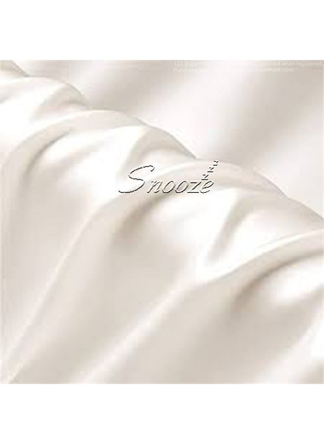 snooze Snooze, Satin Pillowcase for Hair and Skin, 48*70 cm, off-white  - Image 3