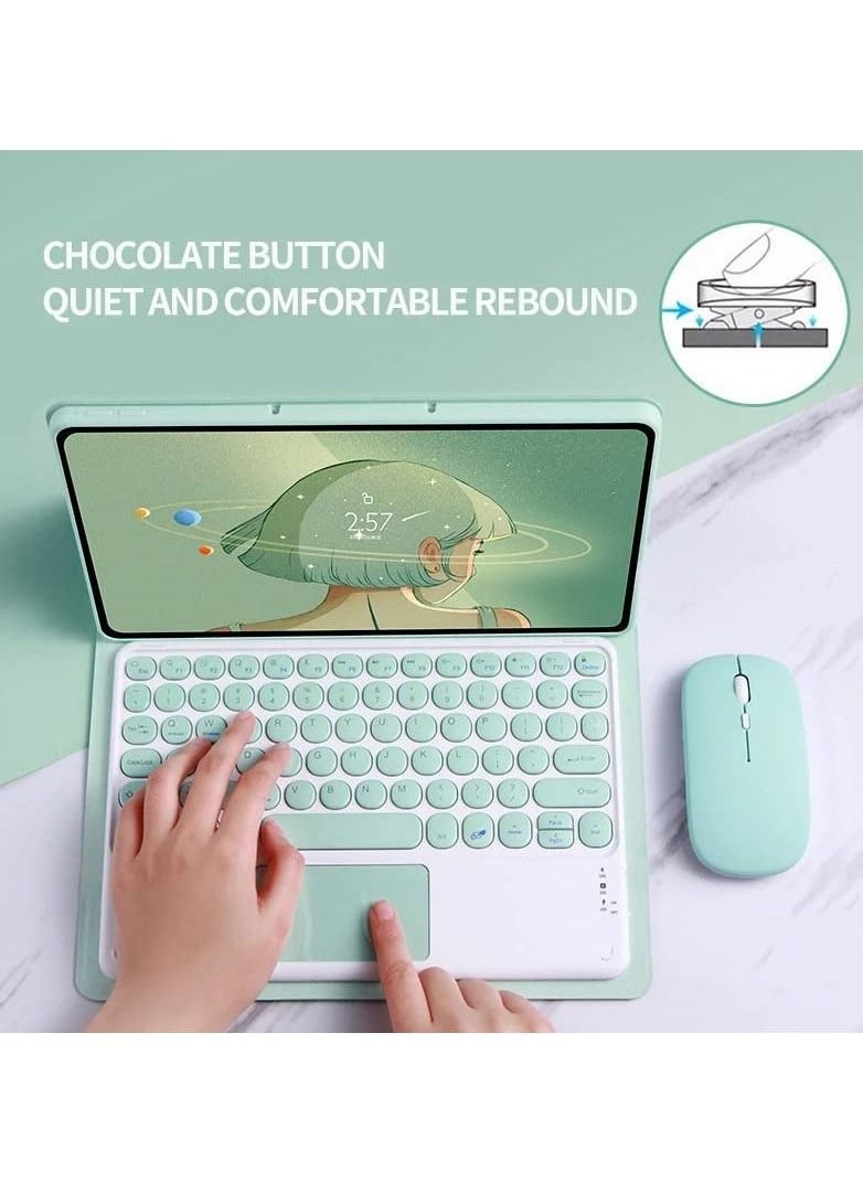 Arabest Tablet Keyboard Case for Mi pad 5/Pad 5 Pro, Wireless Bluetooth Mouse Cover Pad 5Pro 2021 Luopan Tab Covers  - Image 4