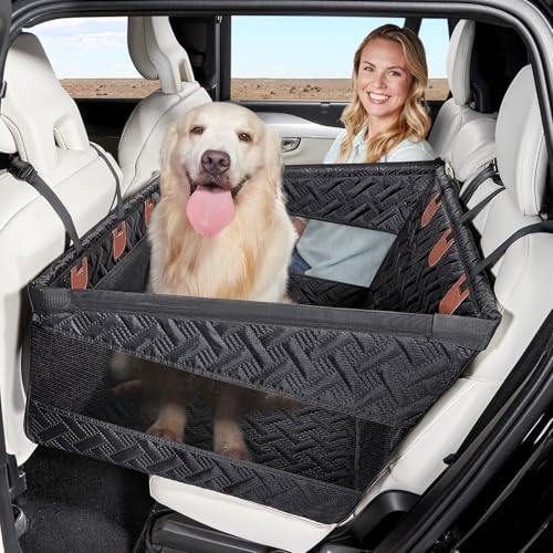YJGF Large Dog Car Seat Large Size Dog,Pet Car Seat Cover for Back Seat Extende,Pet Booster - Image 1