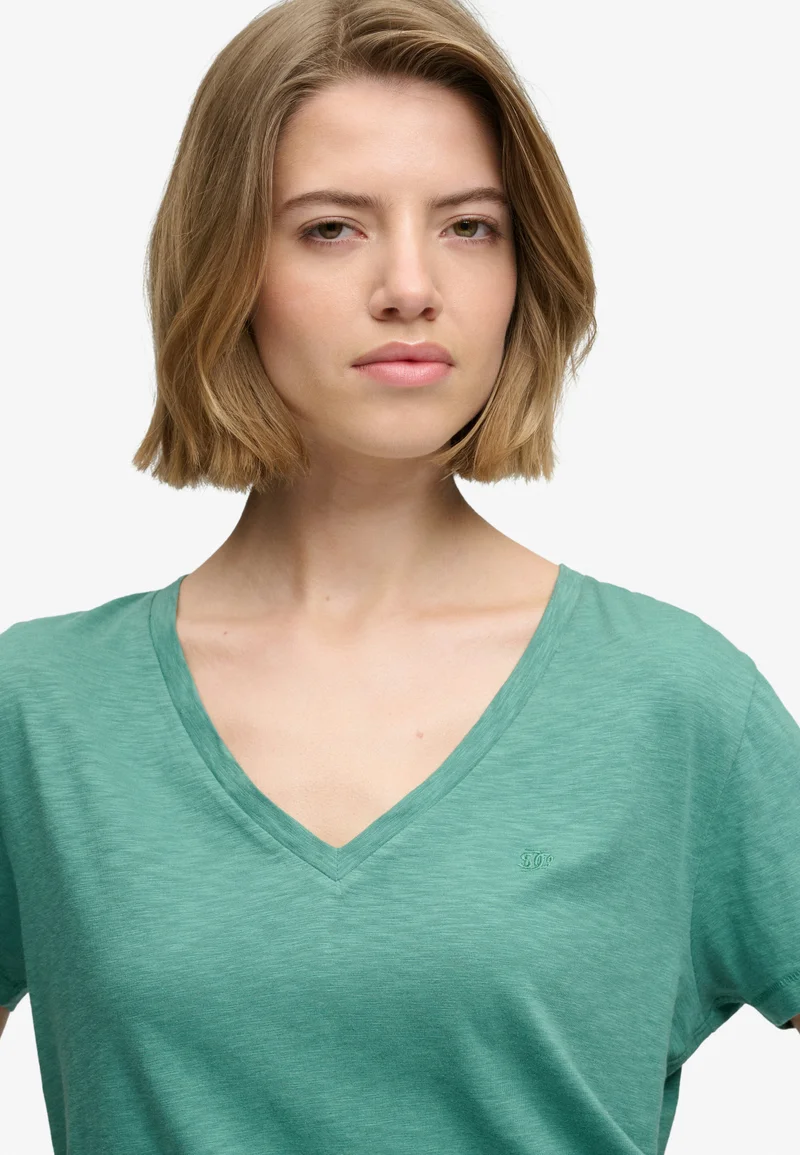 Superdry  Studios Slub Embroidered T-Shirt for Women | Best Price UAE