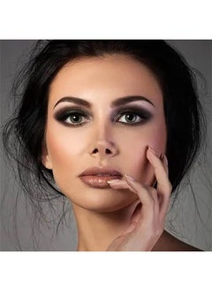 Mysense Single Matte Black Eyeshadow,Pressed Fine Powder Eye Shadow,High Pigment Longwear Single Black Eye Makeup for Day&Night (02)  - Image 1