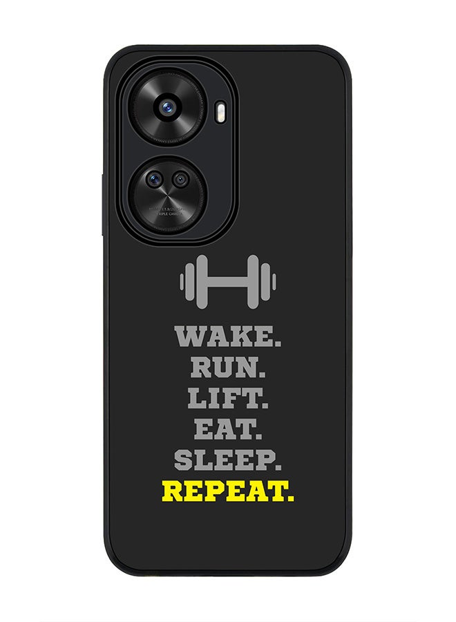 Stylizedd Rugged Black edge case for Huawei nova 12 SE / Huawei nova 11 SE 4G, Slim fit Case Flexible Rubber Edges Anti Drop TPU Gel Thin Cover - Routine (Grey) - Image 1