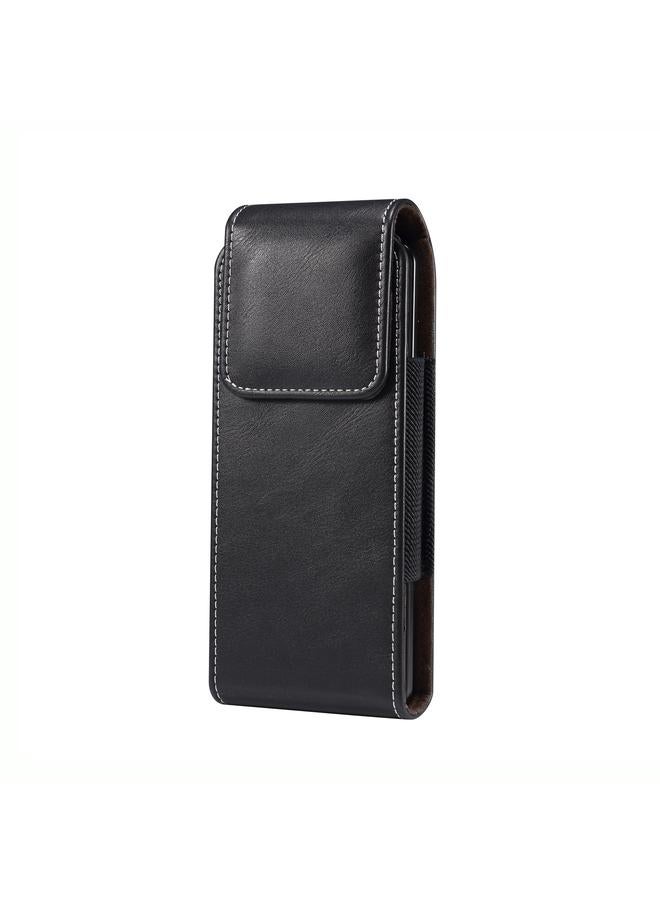 S-TOP 7.8 x 17 x 2.5cm Fold Phone Waist Pack Leather Case - Image 1