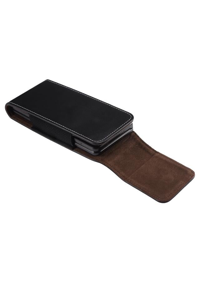 S-TOP 7.8 x 17 x 2.5cm Fold Phone Waist Pack Leather Case - Image 5