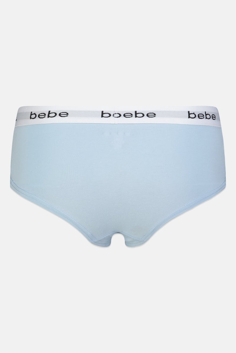 bebe Women 3 Pieces Brand Logo Booty Panties, Multicolor - Image 5
