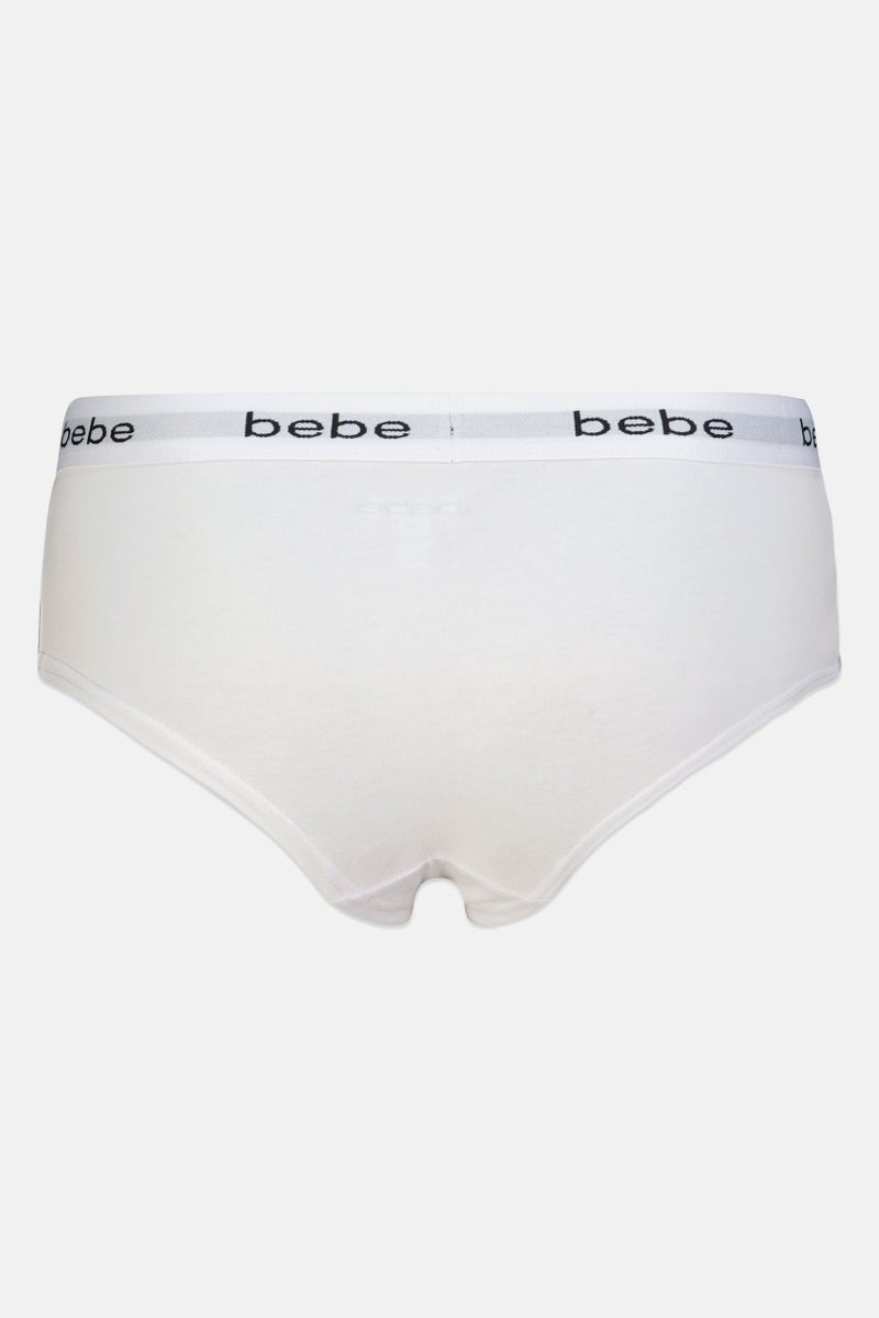 bebe Women 3 Pieces Brand Logo Booty Panties, Multicolor - Image 3