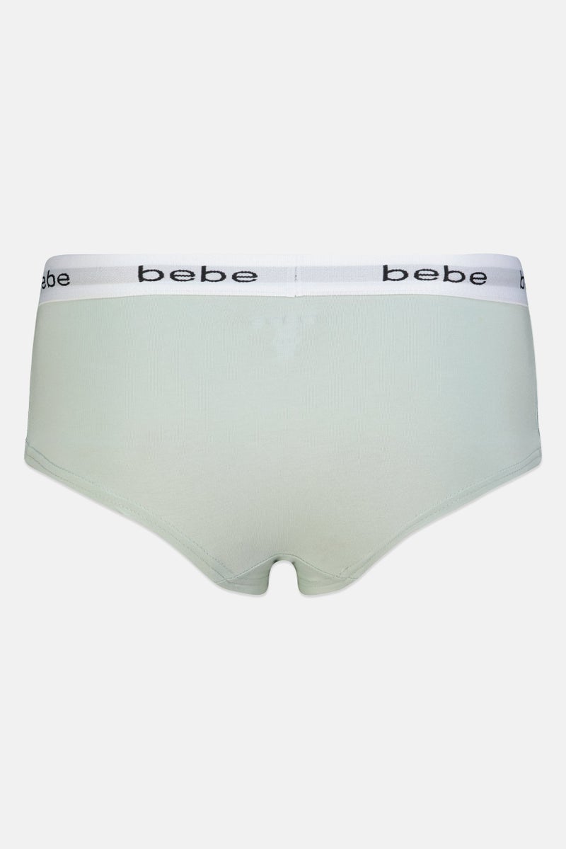 bebe Women 3 Pieces Brand Logo Booty Panties, Multicolor - Image 4