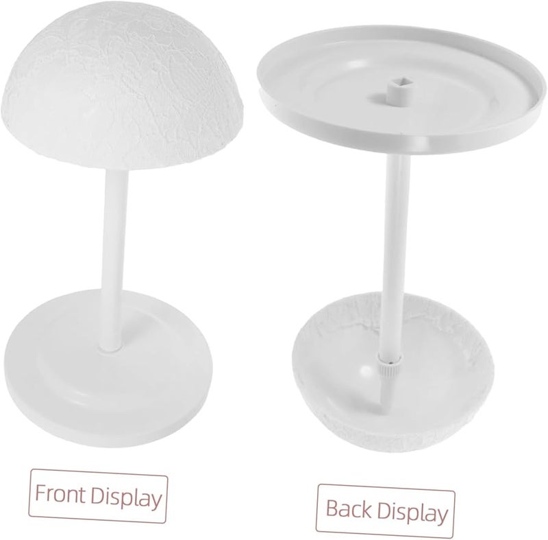 Adjustable Wig Stand With Base Portable Non Slip Display Holder For Wigs Hats 25 42cm Height - Image 4
