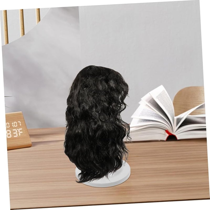 Adjustable Wig Stand With Base Portable Non Slip Display Holder For Wigs Hats 25 42cm Height - Image 5