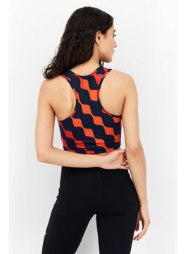 Adidas Women Sportswear Fit Training Tank Top, Navy Blue  - Image 3