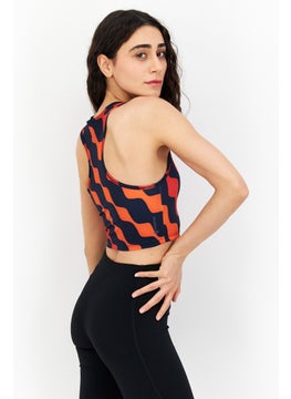 Adidas Women Sportswear Fit Training Tank Top, Navy Blue  - Image 2