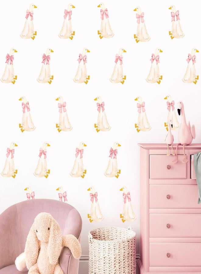 THEYGE Goose Wall Stickers Watercolor Geese Wall Decals Peel and Stick Boho Nursery Wall Decorations Cute Duck Stickers Removable Small Goose Decals for Kids Bedroom Baby Room Home Decor - Image 1