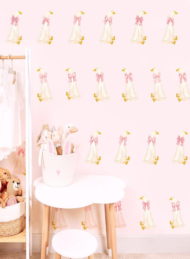 THEYGE Goose Wall Stickers Watercolor Geese Wall Decals Peel and Stick Boho Nursery Wall Decorations Cute Duck Stickers Removable Small Goose Decals for Kids Bedroom Baby Room Home Decor - Image 2
