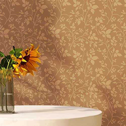 G GSS Designs 16X16Inch Large Leaf Stencils For Painting Vine Leaf Stencils For Painting On Wall Wood Furniture Crafts - Image 4