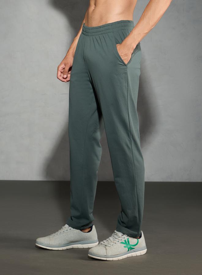 Technosport Men Solid Relaxed Fit Trackpants - Image 3