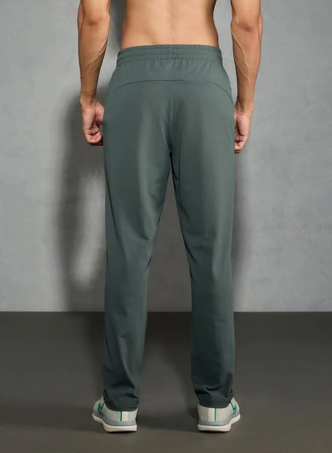Technosport  Men Solid Relaxed Fit Trackpants for Men | Best Price UAE