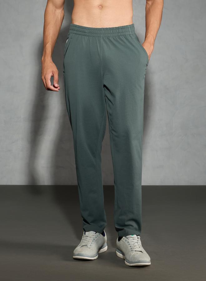 Technosport Men Solid Relaxed Fit Trackpants - Image 5