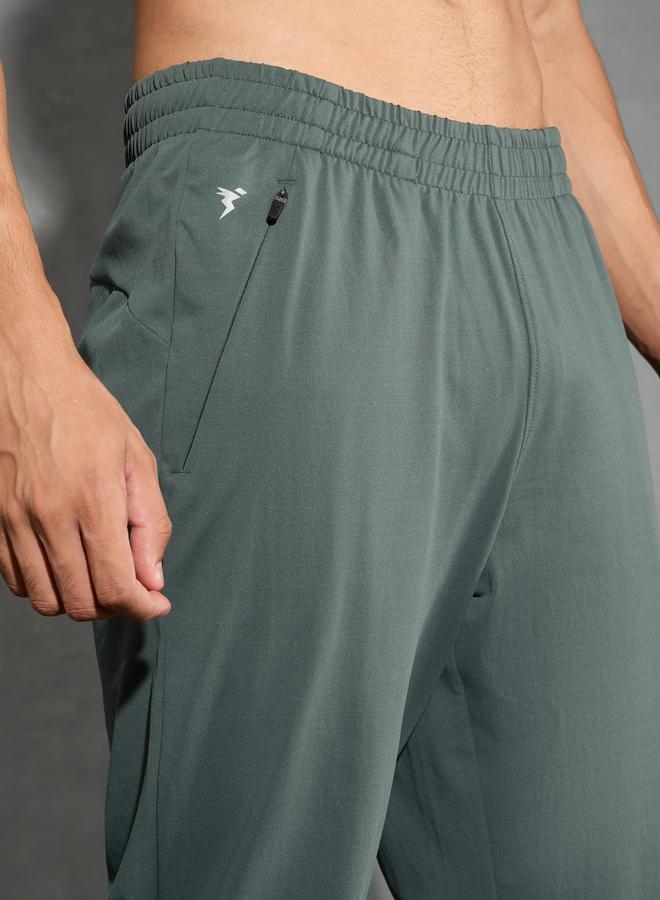 Technosport Men Solid Relaxed Fit Trackpants - Image 2