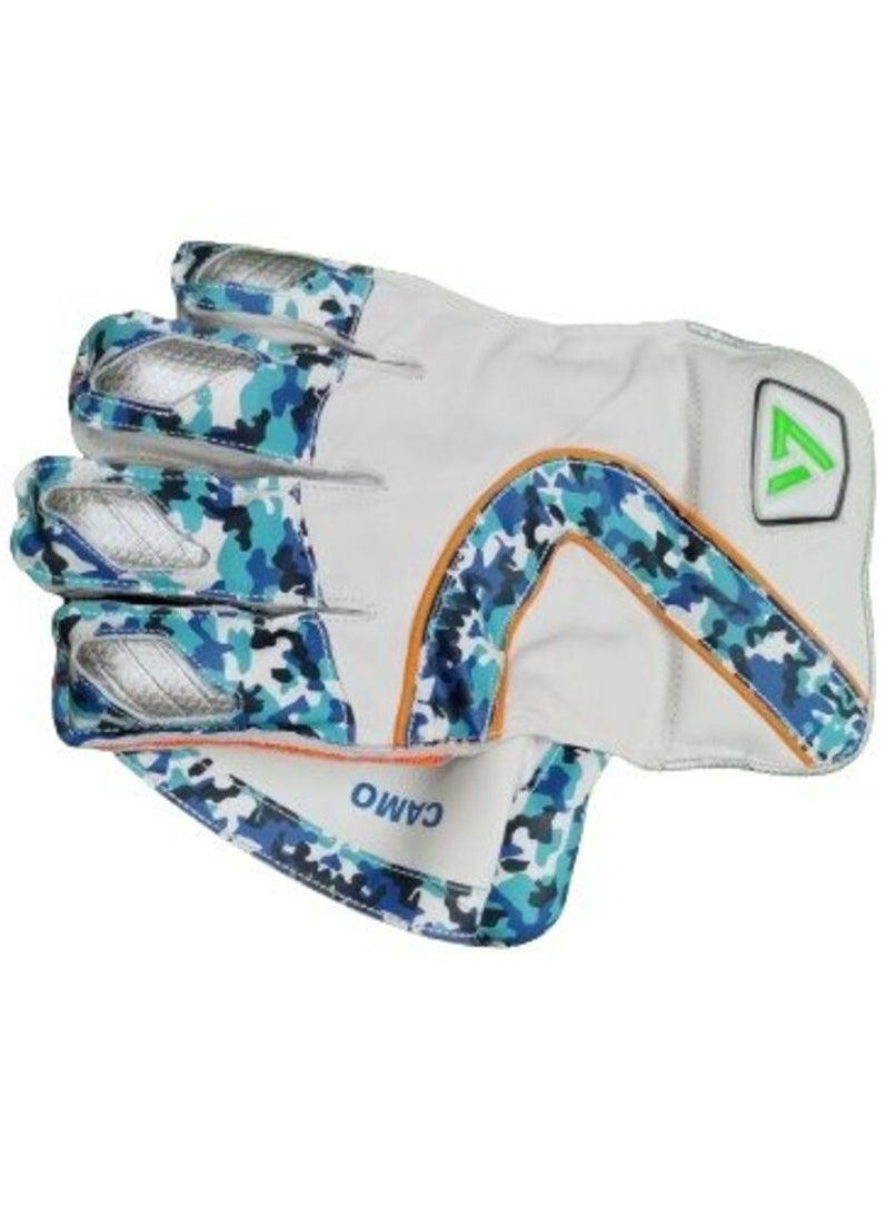 SEVEN BY MS DHONI - Cricket Wicket Keeping Gloves Mahi Edition - Image 1