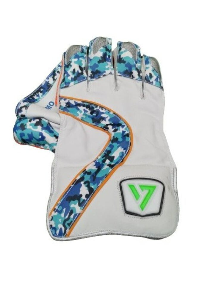 SEVEN BY MS DHONI - Cricket Wicket Keeping Gloves Mahi Edition - Image 1