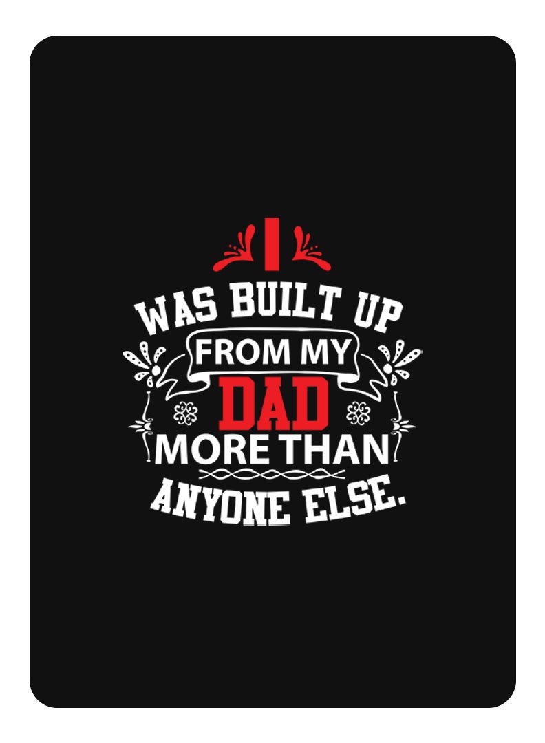 Theodor Protective Flip Case For Samsung Galaxy Tab S6 With Trifold Stand Auto Wake Sleep Shockproof Cover Dad more than anyone else copy - Image 1