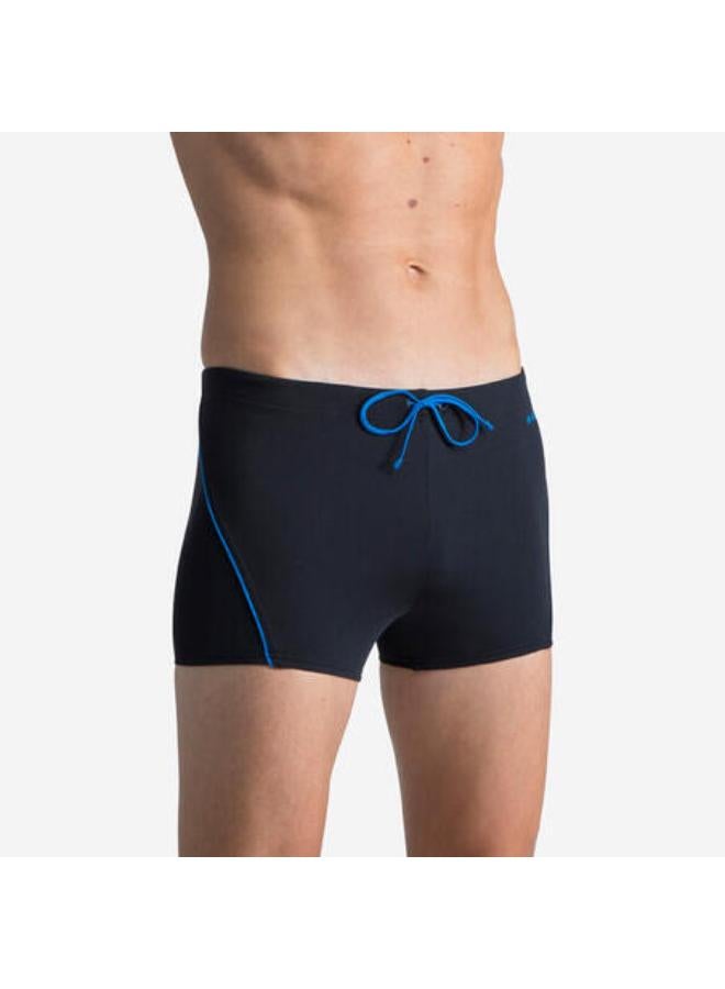 NABAIJI Men’s Swimming Boxers - Boxers 100 Plus - Black Blue - Image 1