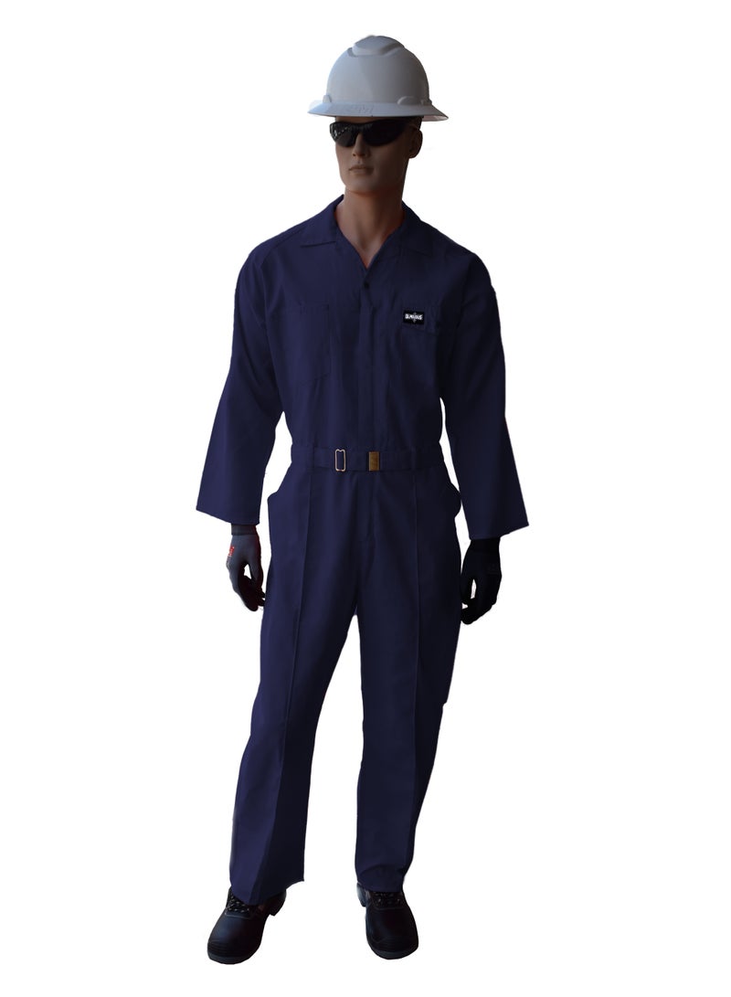 POLYCOTTON COVERALL NAVY BLUE