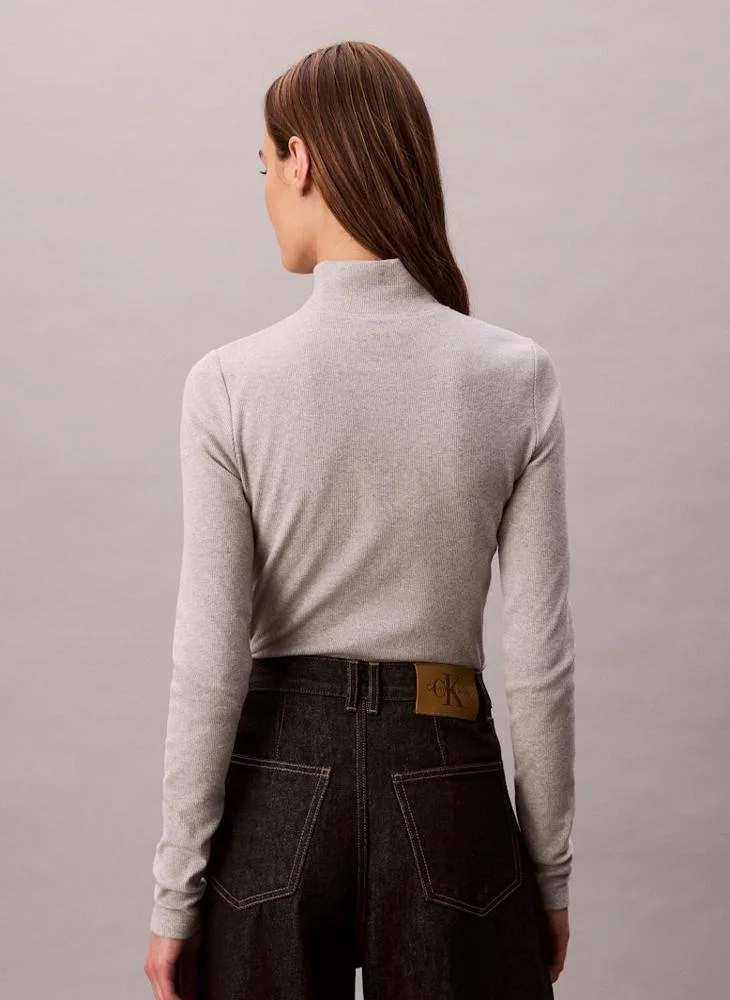 Calvin Klein Jeans Graphic Turtle Neck T-Shirt