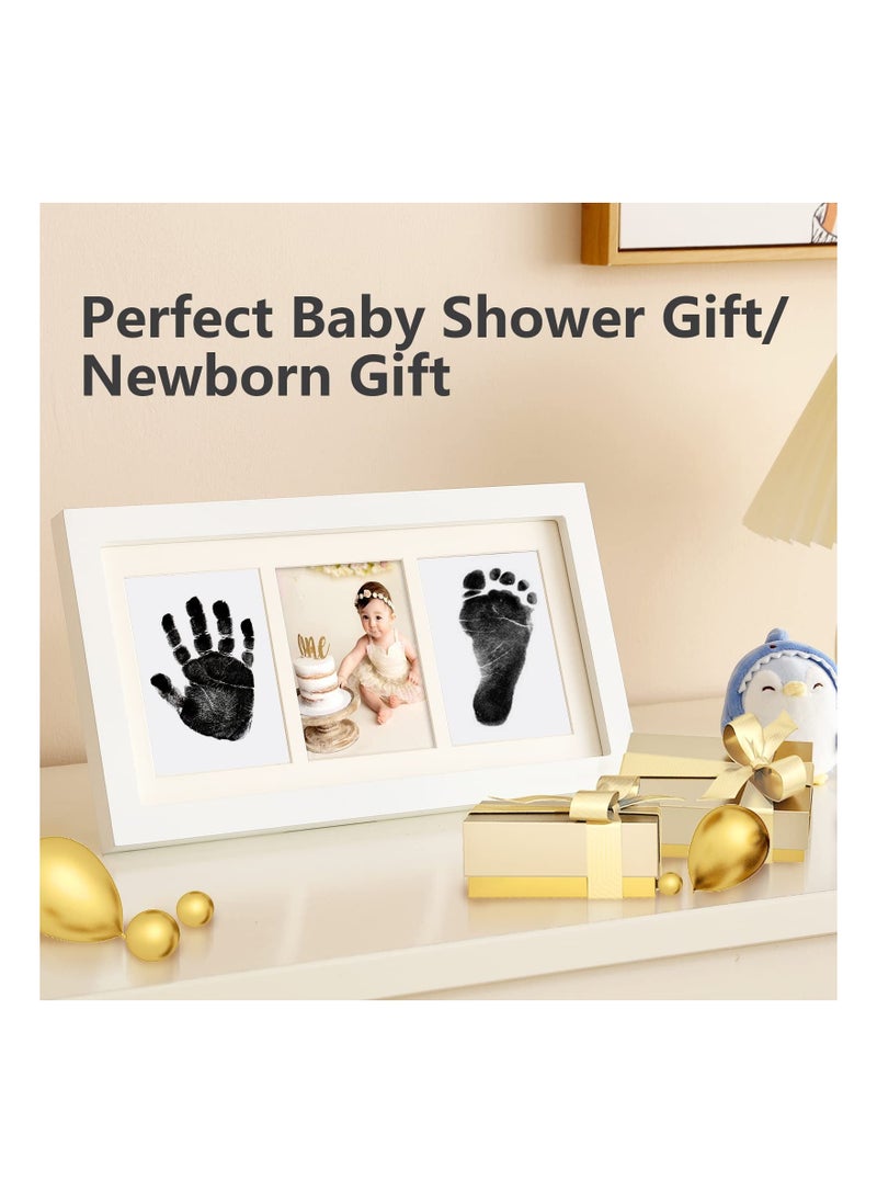 Generic Baby Handprint and Footprint Kit Framed Photo with Clean Touch Ink Pad for Newborn Gift  - Image 5
