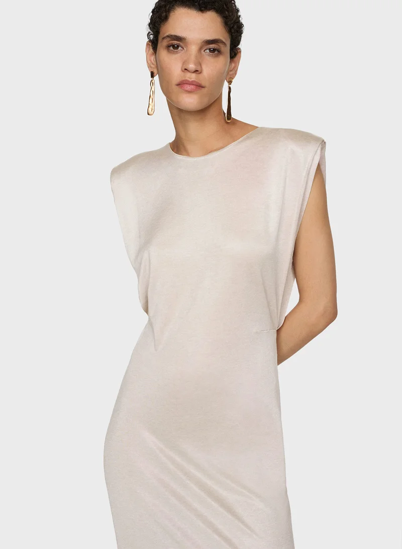 MANGO Sleeveless Column Dress