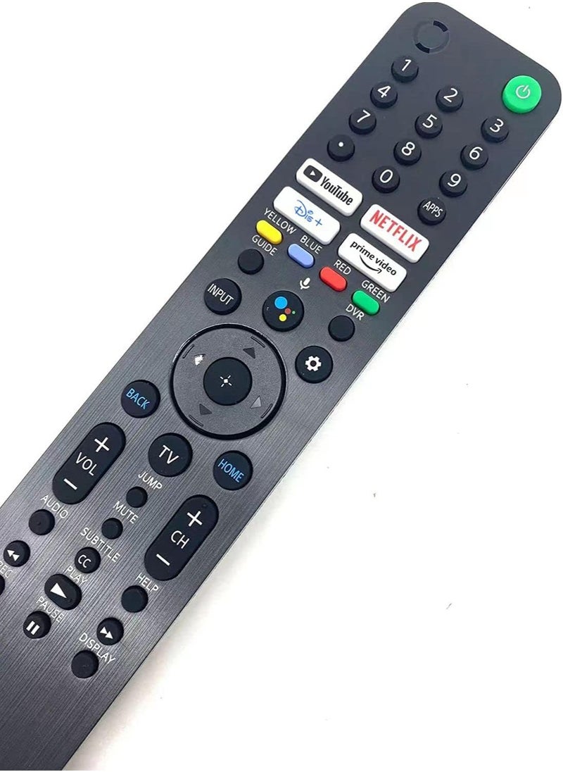 ELTRAZONE - Replacement Voice Remote Control RMF-TX520U MG3-TX520U Fit for All Sony Sony Bravia TV, Sony Smart TV, XBR/KD/XR Series X80J, X85J, X90J, A80J, X80CJ, KD-43X, KD-50X, XR-50X, XR-55ARB with battery - Image 1