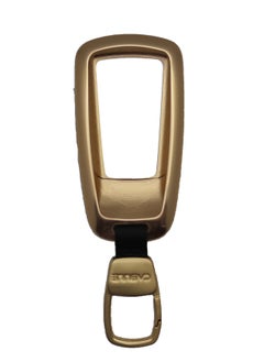 Premium Metal Key Fob Cover For Audi A4 A4L A5 A6 A7 A8 Q5 Q7 R8 RS Q3 RS4 RS5 RS7 S4 S5 S6 S7 S8 SQ5 SQ7 TT TTS TT-RS Smart Car Remote Key - Gold