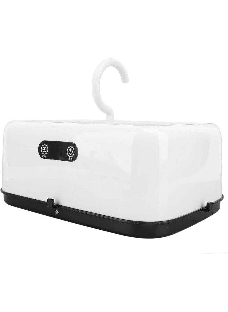 مجفف ملابس محمول، مجفف صغير قابل للطي 600 واط مع كيس تجفيف، مؤقت، مجففات كهربائية مدمجة للملابس والملابس الداخلية وجوارب الأطفال، آلة تجفيف صغيرة للشقق والمنازل المتنقلة - Image 1