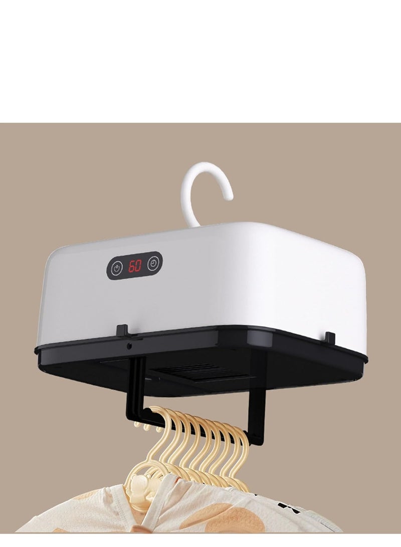 مجفف ملابس محمول، مجفف صغير قابل للطي 600 واط مع كيس تجفيف، مؤقت، مجففات كهربائية مدمجة للملابس والملابس الداخلية وجوارب الأطفال، آلة تجفيف صغيرة للشقق والمنازل المتنقلة - Image 2