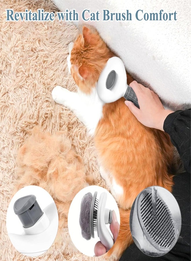 Aorplim 4-in-1 Pet Grooming Kit for Dog Brush, Self-Cleaning Slicker Cat Brush, Massage Grooming Glove and Cat Corner Scratcher, Effortlessly Remove Shedding Hair with Efficient Dog Brush - Image 3
