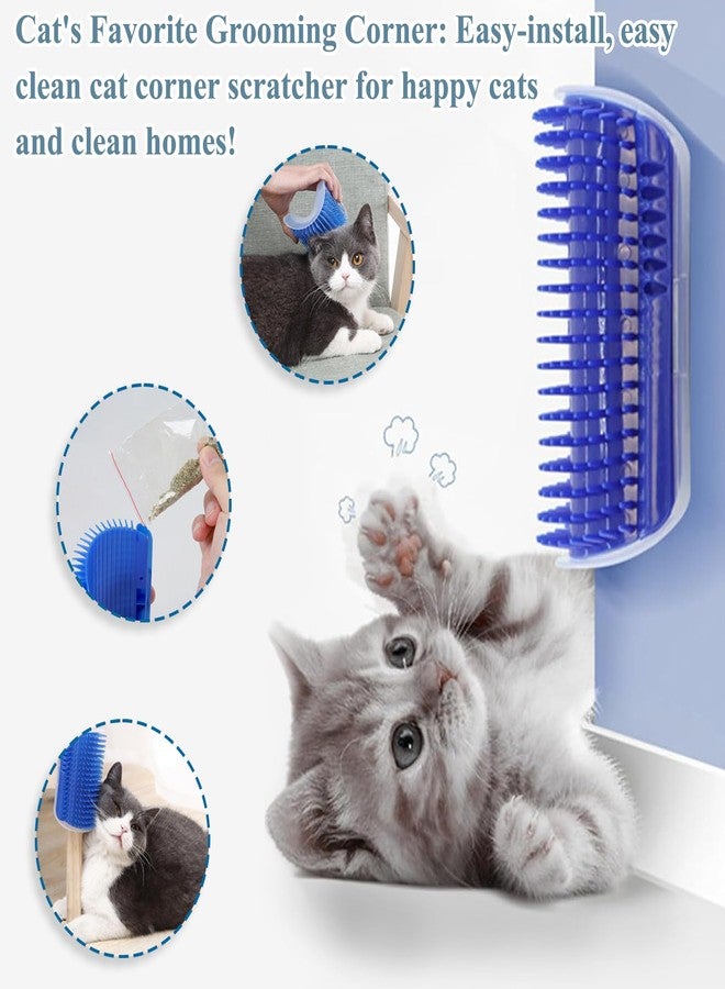 Aorplim 4-in-1 Pet Grooming Kit for Dog Brush, Self-Cleaning Slicker Cat Brush, Massage Grooming Glove and Cat Corner Scratcher, Effortlessly Remove Shedding Hair with Efficient Dog Brush - Image 4