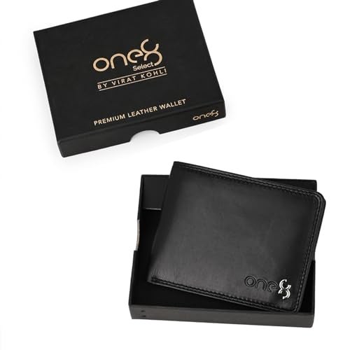 ONE8 by Virat Kohli Men's Premium-Leather Lightweight Credit-Cards Holder Wallet| Perfect for Gifting Purposes -Black - Image 5