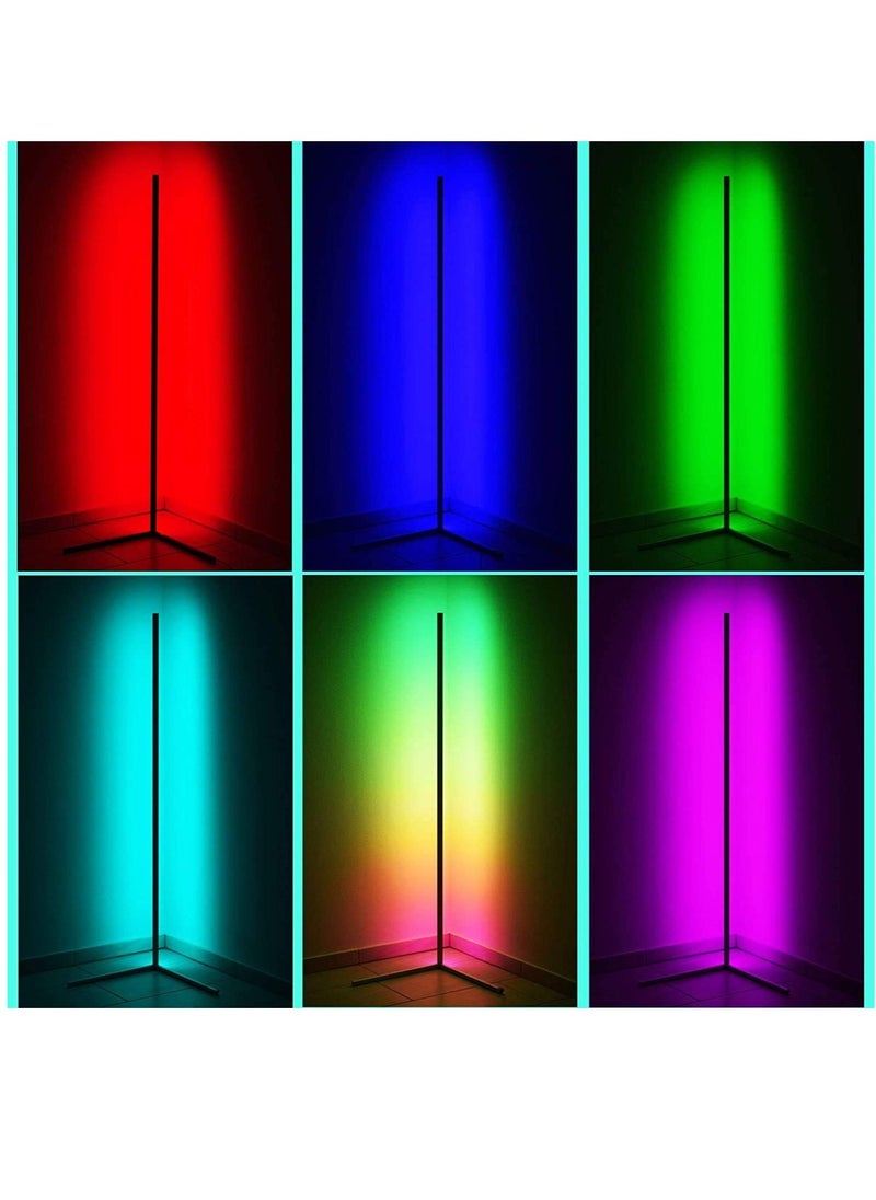 Generic - Standing Corner Mood Floor Lamp Corner Led Floor Lamp RGB Color Changing Atmosphere Light with Remote Control for Living Room, Bed Room - Image 1