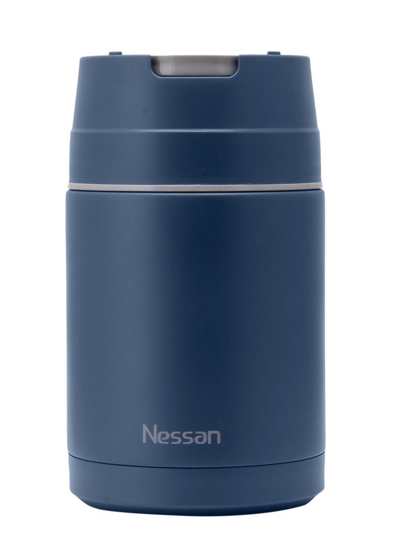 Nessan جرة غداء فراغية من الفولاذ المقاوم للصدأ مع أدوات المائدة - Image 4