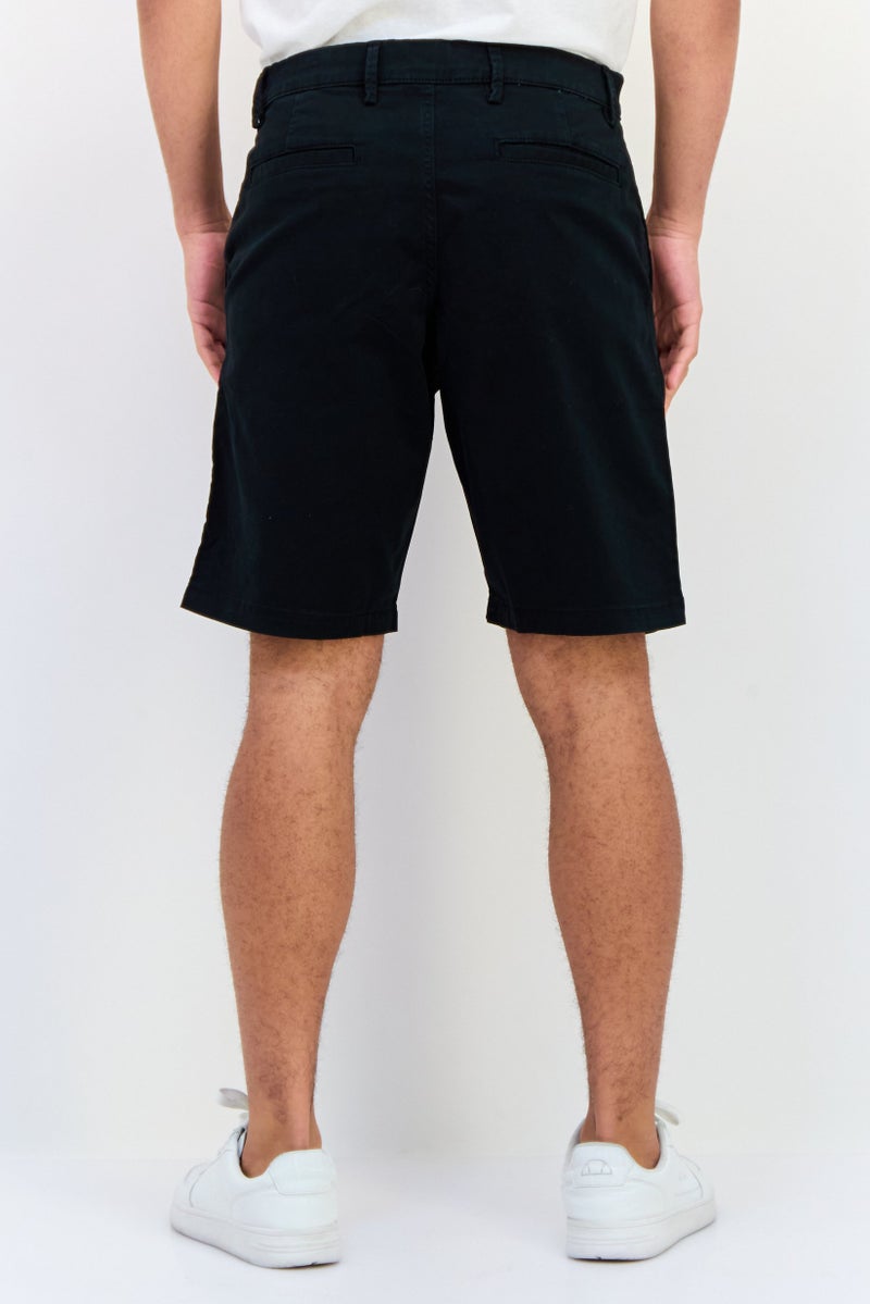 GAP Men Perfect Fit Stretchable Denim Shorts, Black - Image 2