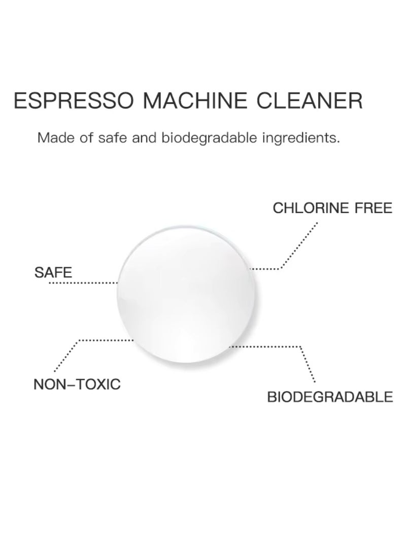 APPTRIN 16 قطعة منظف ماكينة الإسبريسو أقراص تنظيف ماكينة القهوة تزيل زيوت القهوة والروائح تنعش ماكينة الإسبريسو أقراص تنظيف ماكينة الإسبريسو أقراص إزالة زيوت القهوة - Image 2