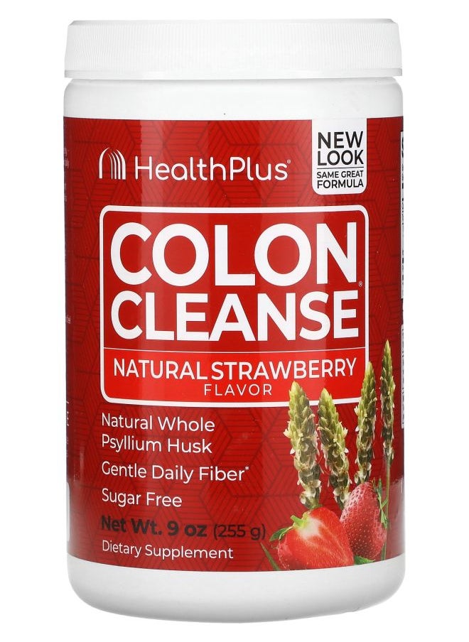 Health Plus Colon Cleanse Natural Strawberry 9 oz (255 g) 