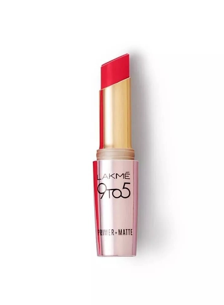 LAKME 9 To 5 Primer Plus Matte Lip Color Nude Touch MP4 