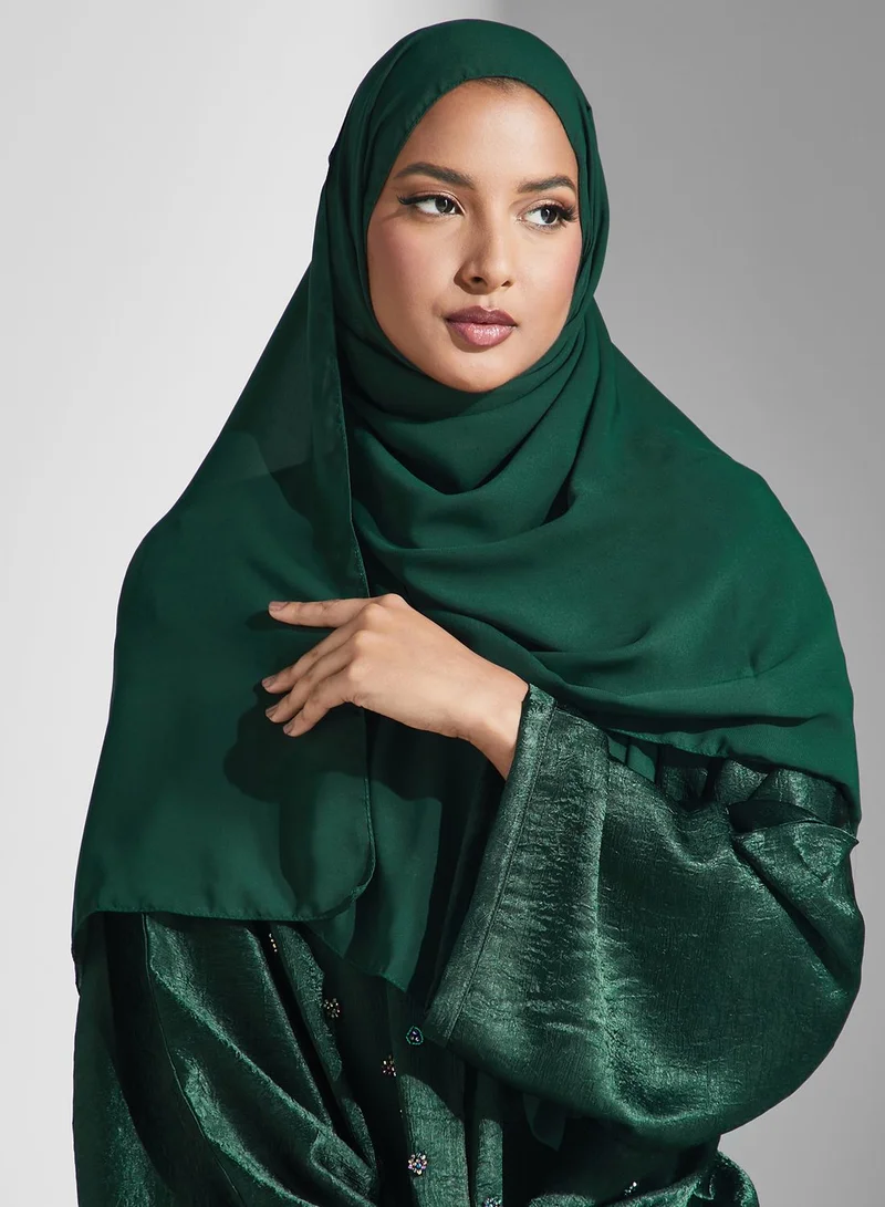 آرا Floral V-Neck Abaya