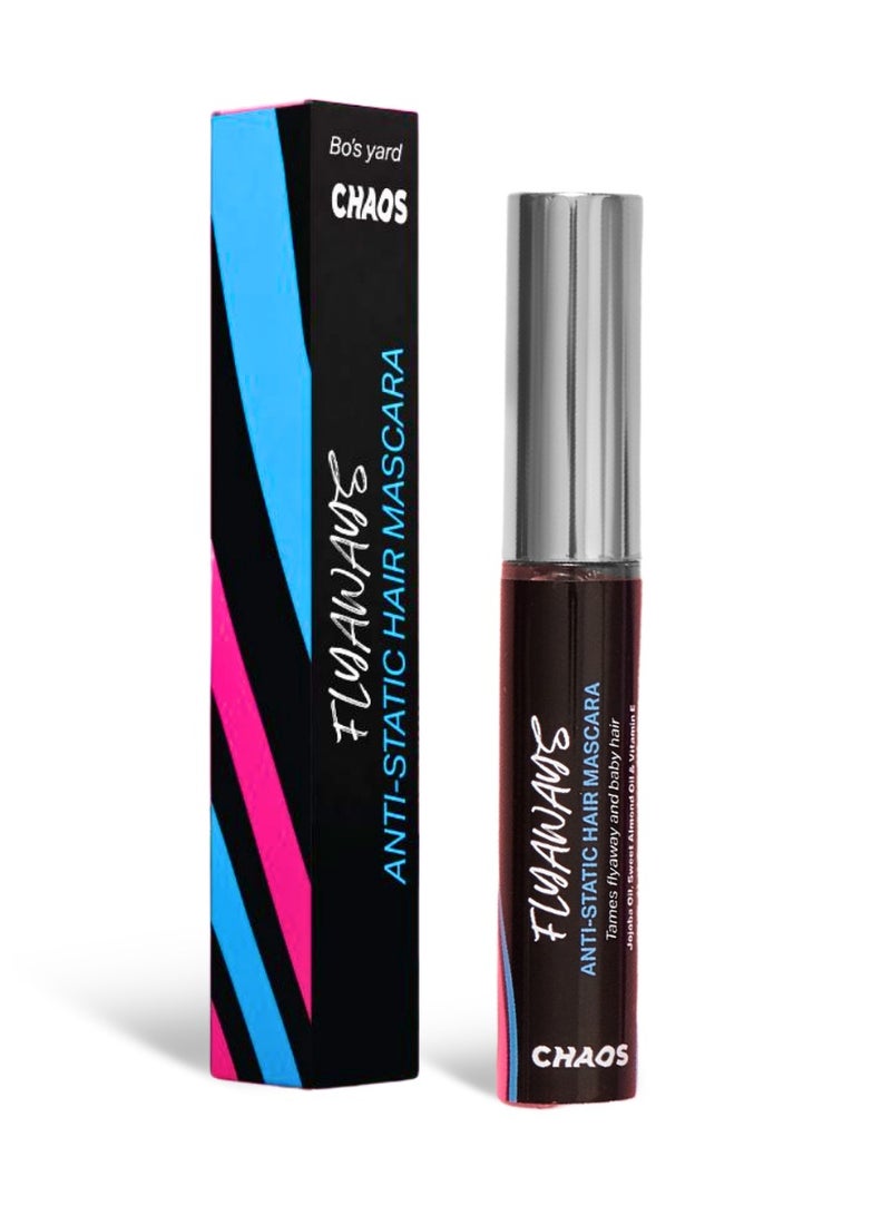 Chaos Flyaways Anti-Static Hair Mascara for Taming Baby Hair and Frizz - Lightweight, Non-Greasy  for Sleek & Polished Styles - 10 ml - Image 1