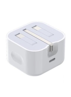 Generic 20W USB-C Power Adapter For iPhone 15 Pro max/15 Pro/15 plus/15/14 Pro Max/13 Pro Max/14/13/iPad  white  - Image 2