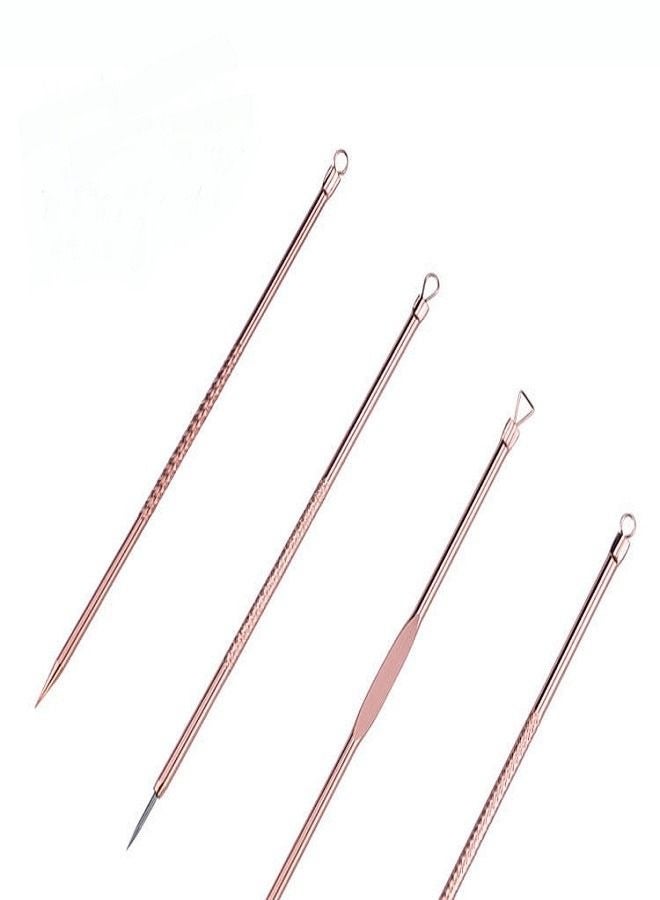 أوشن 4 قطع رؤوس مزدوجة إبرة بلاك هيد ريموفر روز جولد - Image 1