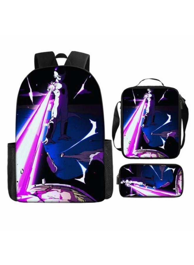 عام حقيبة الظهر المطبوعة الشائعة - مجموعة حقيبة الظهر المكونة من ثلاث قطع (يمكن استخدامها للطلاب والأطفال والأصدقاء للنزهات وتسلق الجبال وما إلى ذلك) - 27 - Image 5