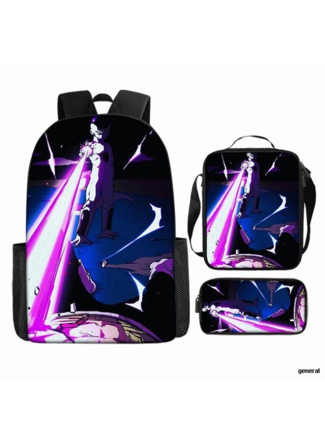 عام حقيبة الظهر المطبوعة الشائعة - مجموعة حقيبة الظهر المكونة من ثلاث قطع (يمكن استخدامها للطلاب والأطفال والأصدقاء للنزهات وتسلق الجبال وما إلى ذلك) - 27 - Image 1