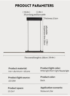 LOOPITYS 100CM - Three color temperature - Modern luxury - Restaurant pendant light, bedroom pendant light, 150cm height adjustable,chandelier  - Image 4